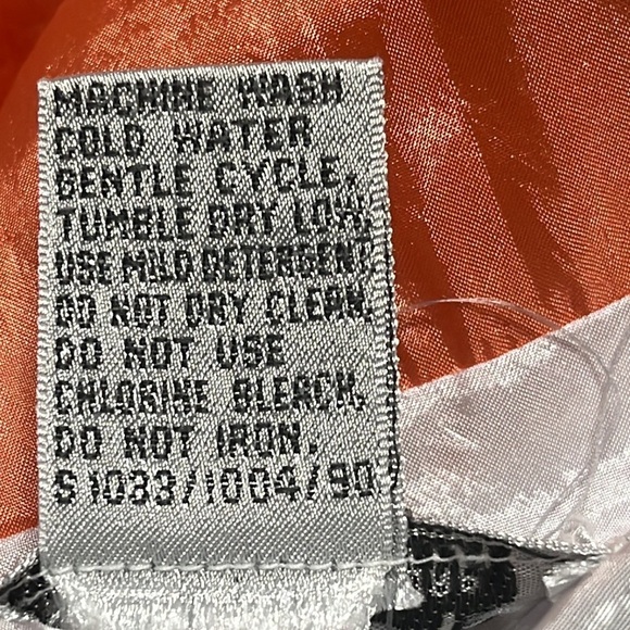 LAVON  90’S VINTAGE MENS, PEACH PRINT TRACK JACKET SIZE L - Picture 11 of 13